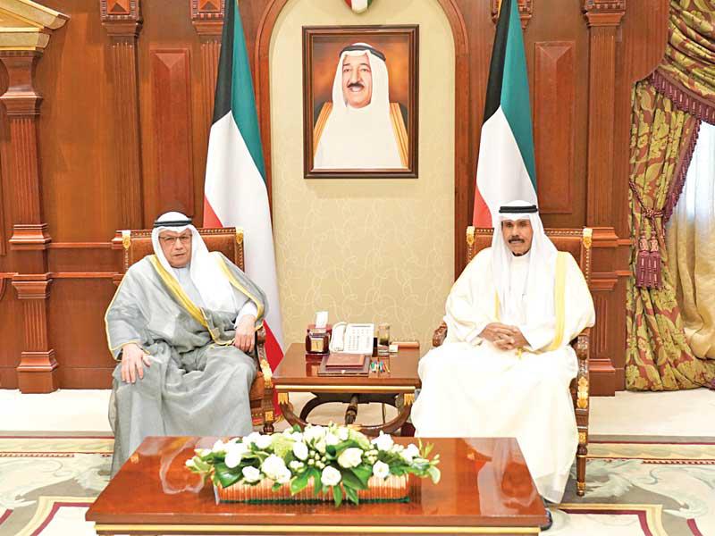 ولي العهد مستقبلاً الجراح أمس