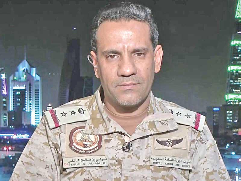 المتحدث الرسمي باسم قوات تحالف دعم الشرعية في اليمن تركي المالكي