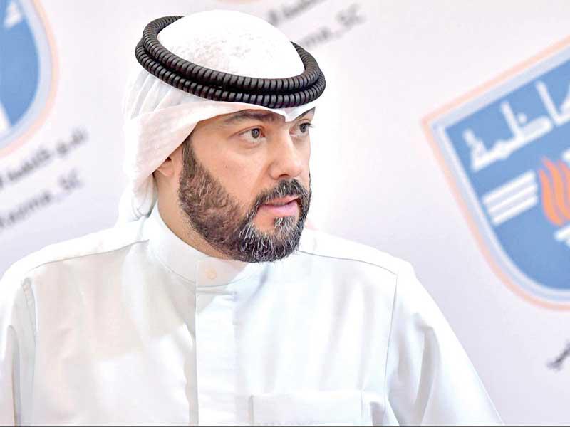 المنسق الإعلامي لفريق كاظمة لكرة القدم يوسف كاظم عباس