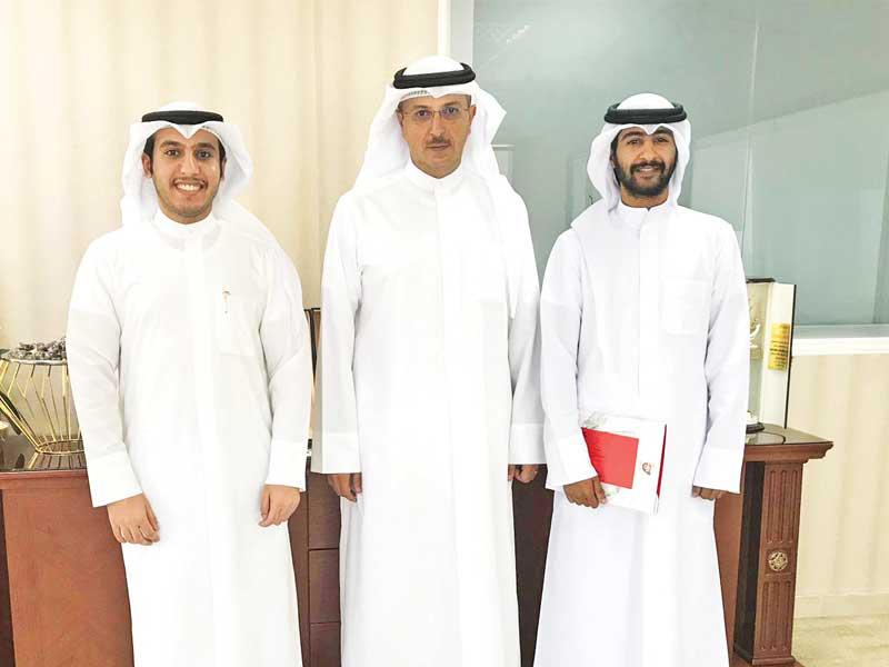 المخيزيم متوسطاً وفد اتحاد أميركا