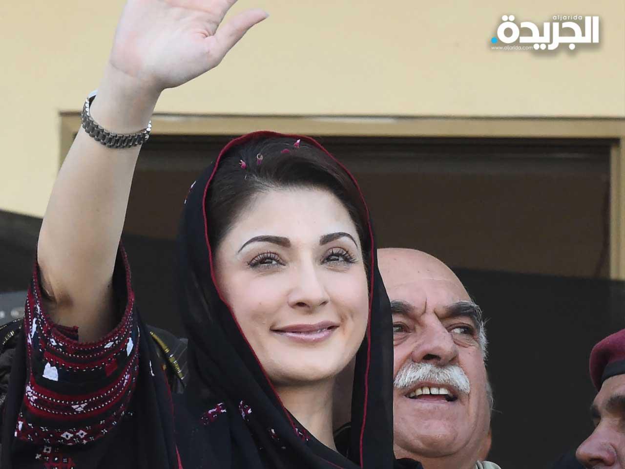 مريم نواز ابنة رئيس الوزراء الأسبق نواز شريف