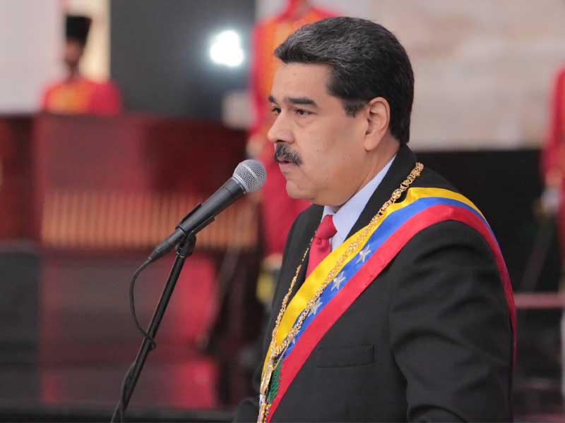  الرئيس الفنزويلي الاشتراكي نيكولاس مادورو