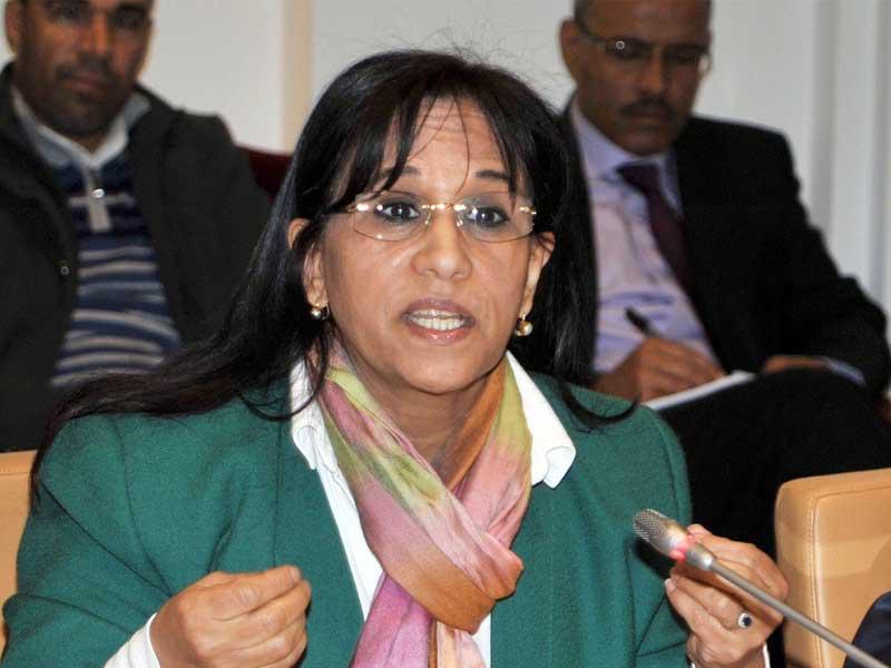 رئيسة المجلس الوطني لحقوق الإنسان بالمغرب آمنة بوعياش