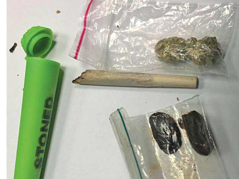 جانب من المضبوطات