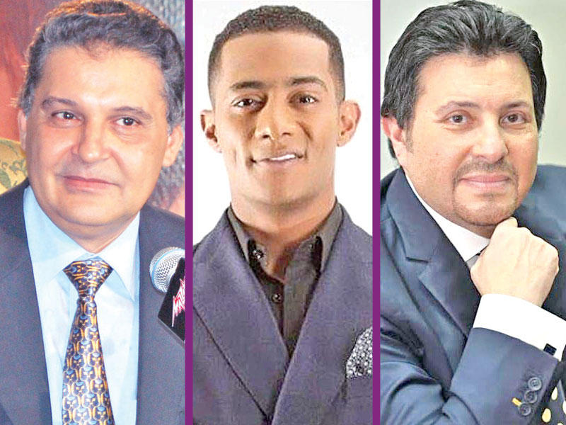 المطرب هاني شاكر - الفنان محمد رمضان - المنتج محسن جابر 