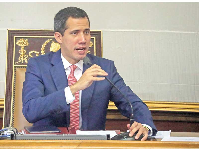  زعيم المعارضة الفنزويلية خوان غوايدو