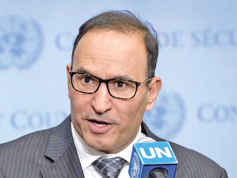 مندوب الكويت الدائم لدى الأمم المتحدة السفير منصور العتيبي