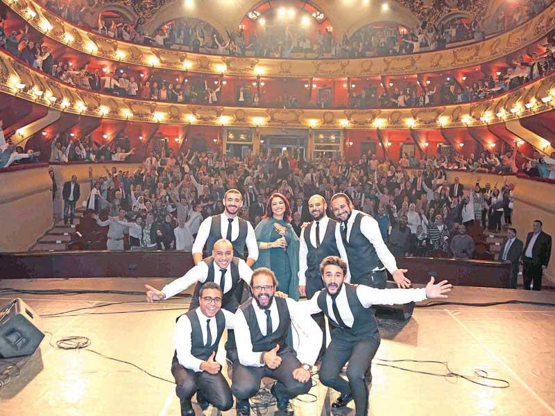 من الحفلات السابقة لدار الأوبرا 