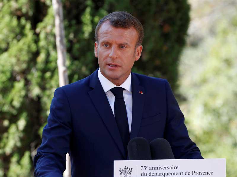 الرئيس الفرنسي إيمانويل ماكرون