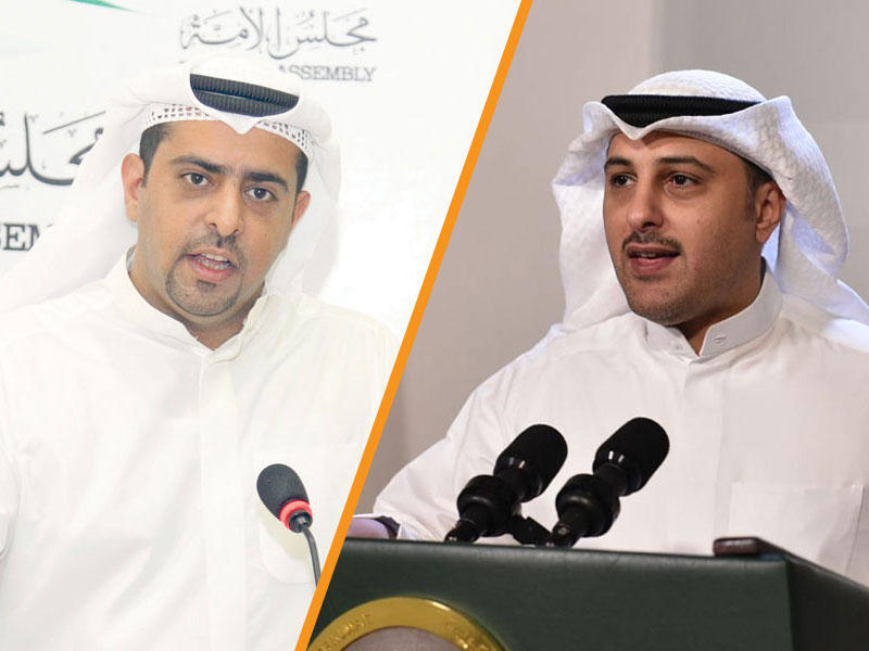 النائبان راكان النصف وأحمد الفضل