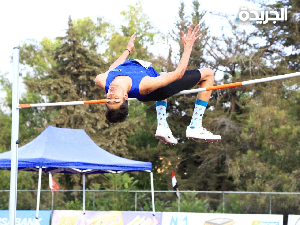  هاشم العلي يحقق فضية الوثب العالي للناشئين 