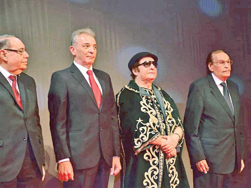 من حفل افتتاح المهرجان القومي للمسرح المصري يطلق دورة كرم مطاوع