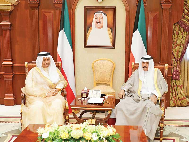 ولي العهد مستقبلاً المبارك أمس
