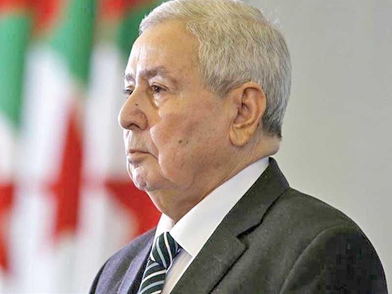 الرئيس الجزائري المؤقت، عبد القادر بن صالح