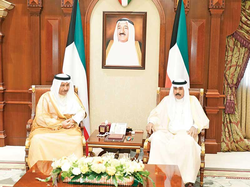 ولي العهد مستقبلاً المبارك أمس