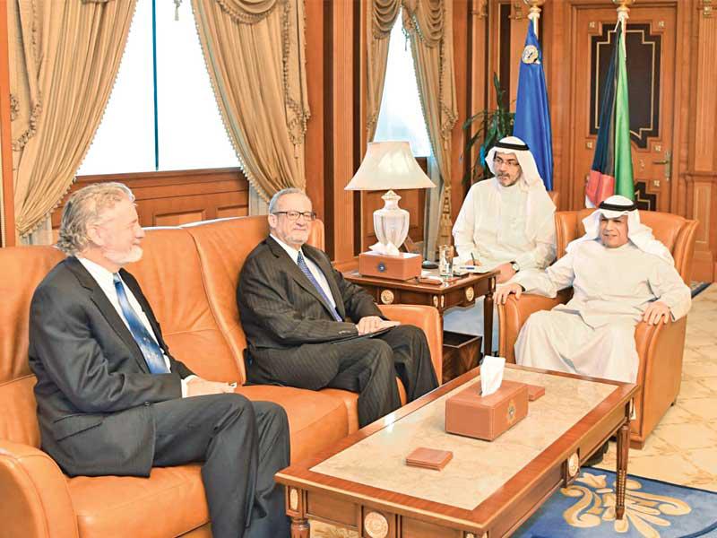 الجراح مستقبلاً السفيرسيلفرمان أمس