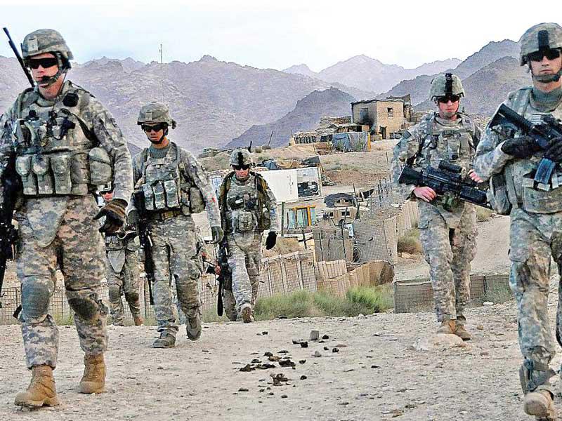 جانب من القوات الأميركية في أفغانستان