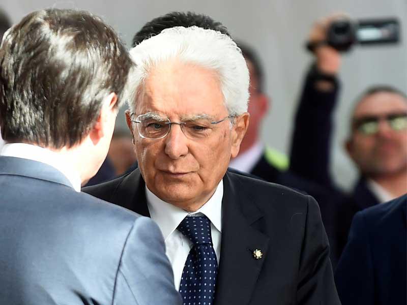 الرئيس الإيطالي سيرجيو ماتاريلا