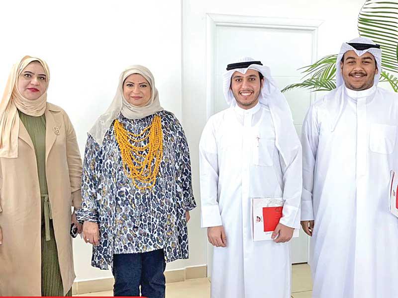 السنان والعبدالله مع وفد الاتحاد