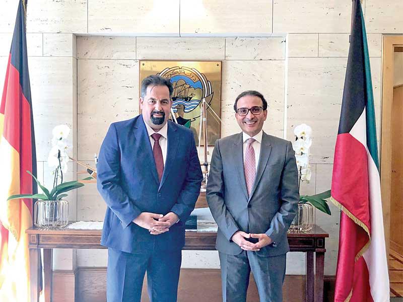 مزيك مستقبلاً السفير البدر أمس