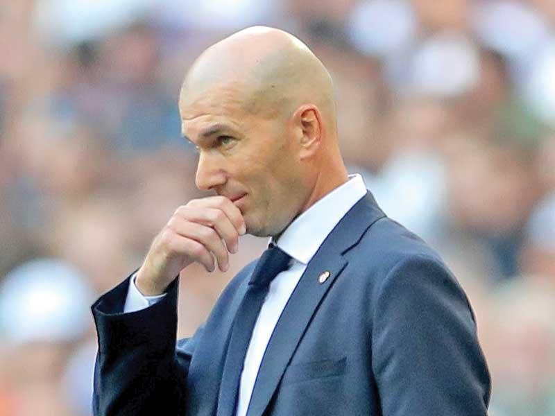 الفرنسي زين الدين زيدان، المدير الفني لريال مدريد