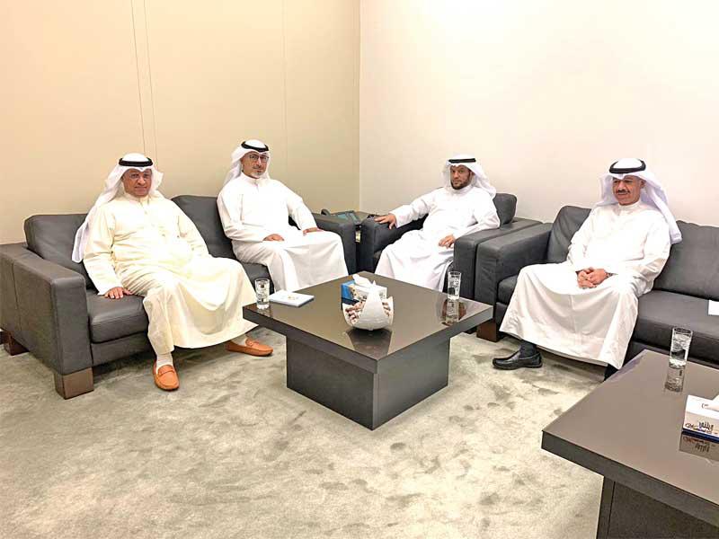 جانب من اجتماع مسؤولي وزارة العدل مع جهاز المراقبين الماليين