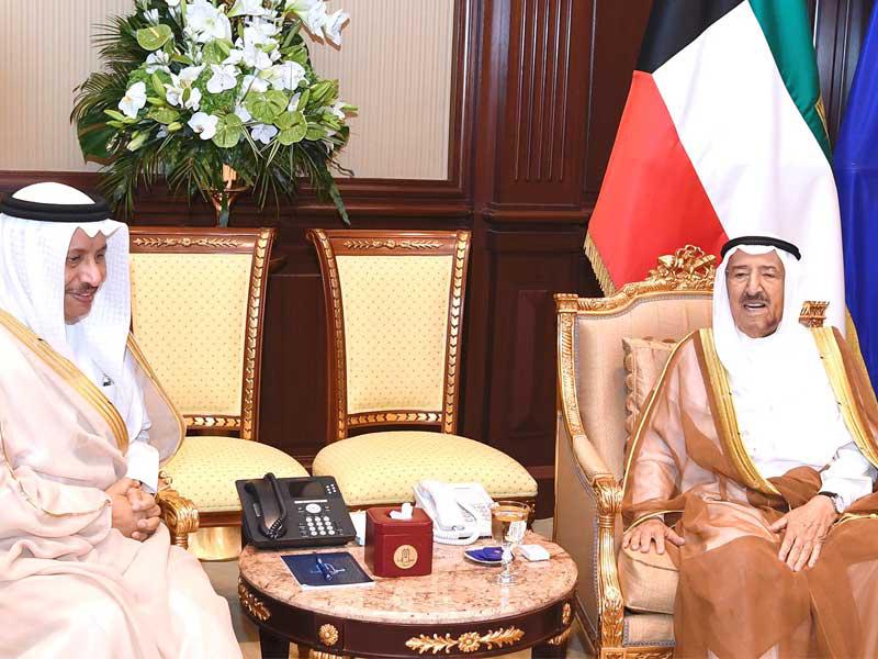 الأمير مستقبلاً المبارك أمس