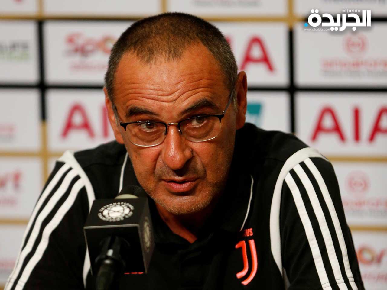 ماوريتسيو ساري المدير الفني لفريق يوفنتوس الإيطالي