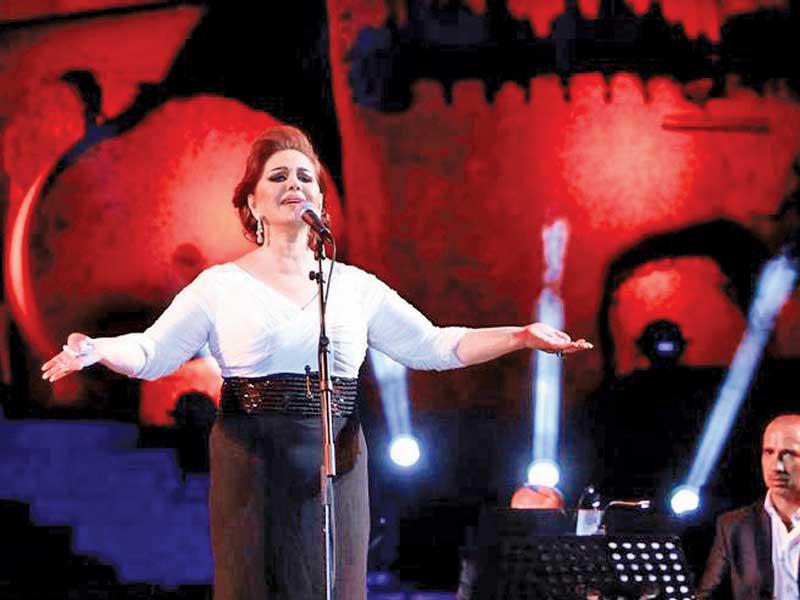 المطربة السورية ميادة الحناوي