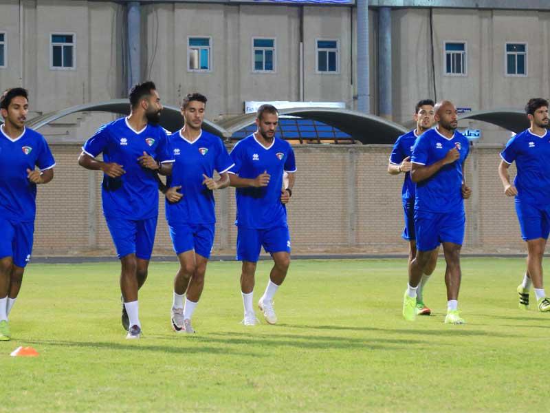 جانب من تدريب الأزرق