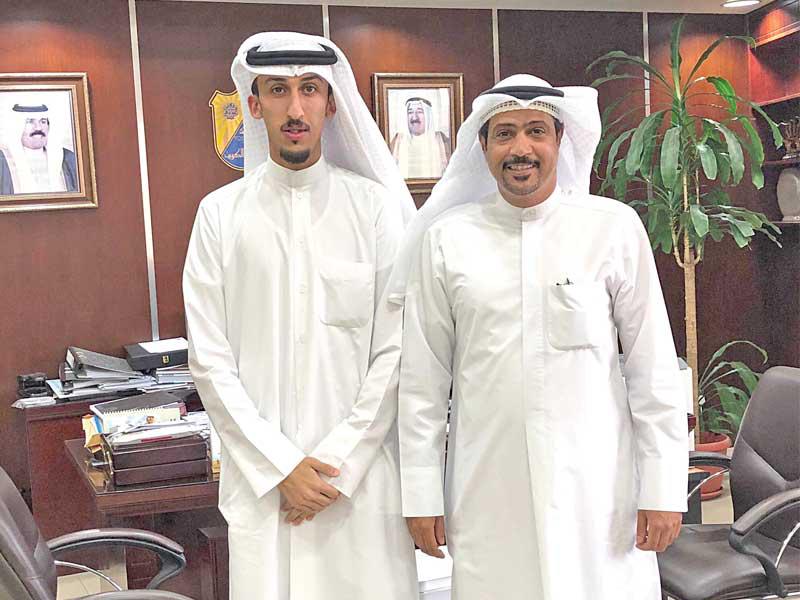 المطيري والفضلي عقب اللقاء