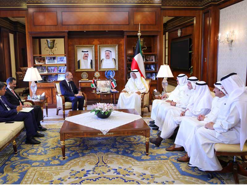 الخالد خلال مباحثاته مع الصفدي أمس