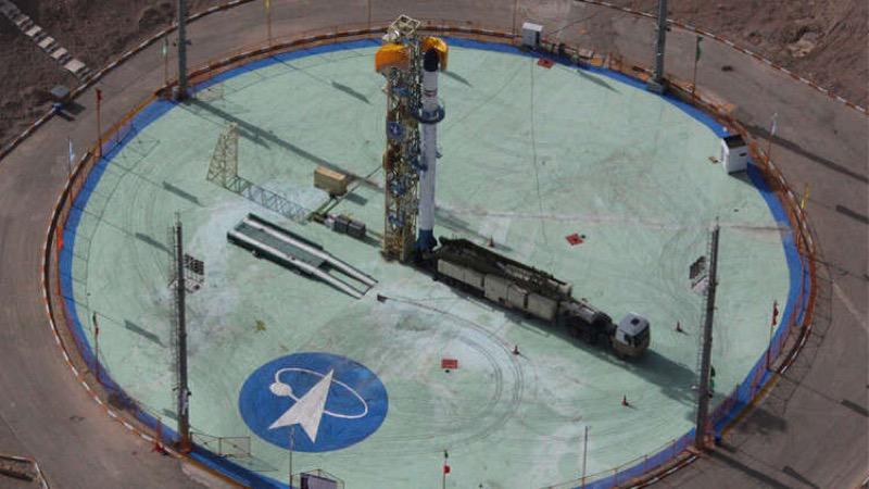 محطة لاطلاق اقمار صناعية ايرانية