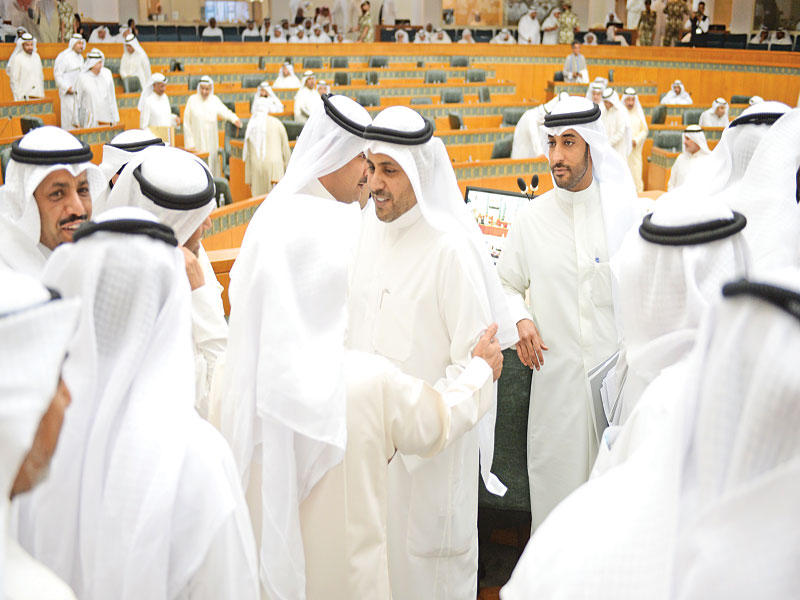 جانب من جلسة استجواب الوزير الجبري