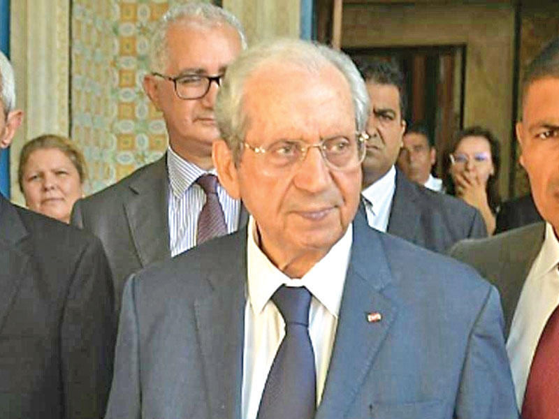  الرئيس التونسي المؤقت محمد الناصر