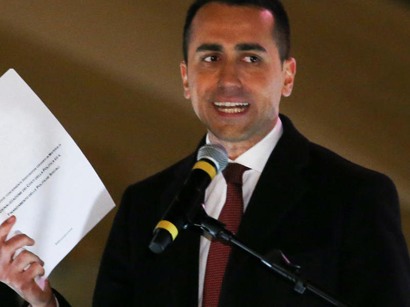 لويجي دي مايو زعيم حركة خمس نجوم الإيطالية