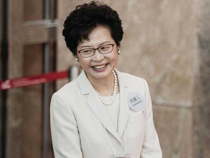  رئيسة السلطة التنفيذية في هونغ كونغ كاري لام