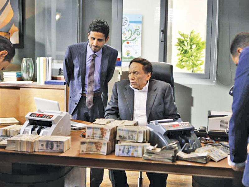 عادل إمام في تصوير مشهد من « فلانتينو »