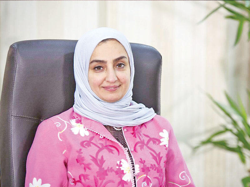 خلود الشهاب وكيلة وزارة المواصلات