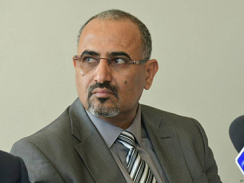 رئيس المجلس الانتقالي الجنوبي اليمني عيدروس الزبيدي