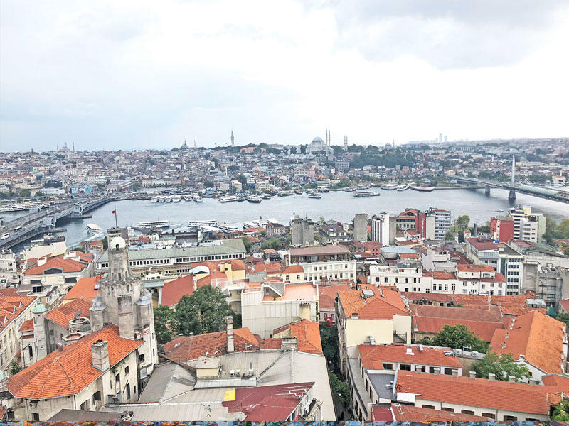 مشهد عام لمدينة إسطنبول