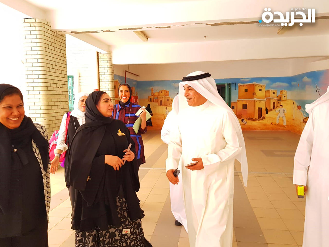 الوزير خلال جولته التفقدية