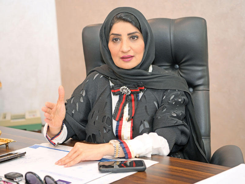 مديرة إدارة حركة البريد في وزارة المواصلات صديقة خاجة