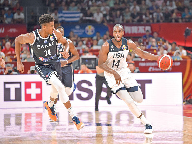 جانب من لقاء الولايات المتحدة واليونان