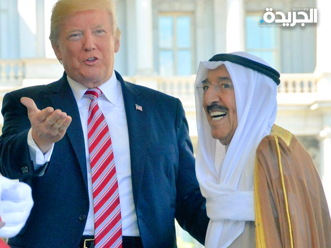 سمو الأمير في لقاء سابق مع الرئيس الأميركي