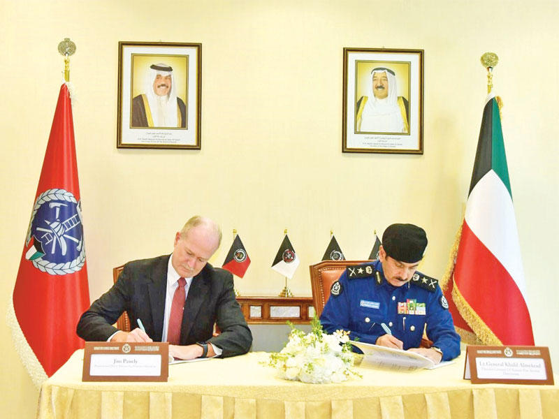 جانب من توقيع بروتوكول التعاون