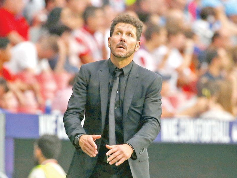 دييغو سيميوني مدرب أتلتيكو مدريد