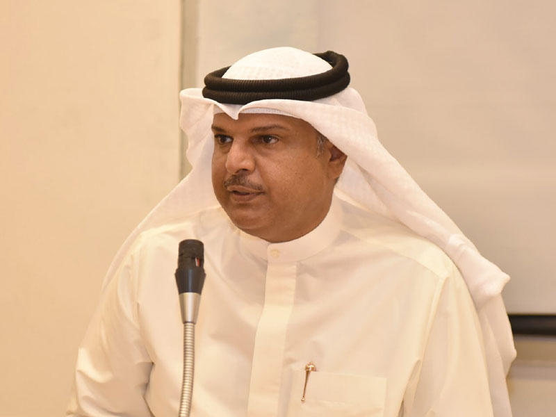 العميد المساعد لشؤون الطلبة رئيس اللجنة العليا لانتخابات الجمعيات العلمية بجامعة الكويت د. ثقل العجمي