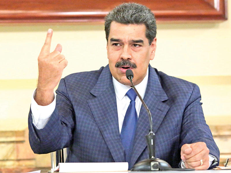  الرئيس الفنزويلي نيكولاس مادورو