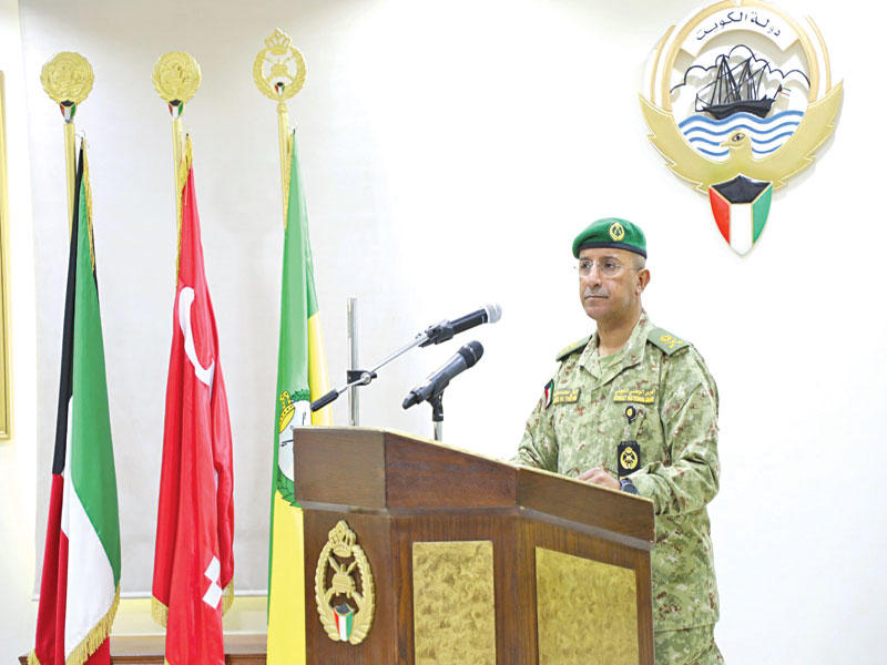 اللواء الذياب ملقيا كلمته